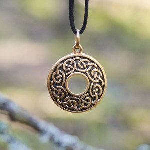 Celtic Triquetra Necklace | Bronze or Sterling Silver Jewelry for Women and Men | Crafted by Raganu Rotas