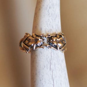 Dubbele kikkerring – dierensieraden in sterlingzilver of brons