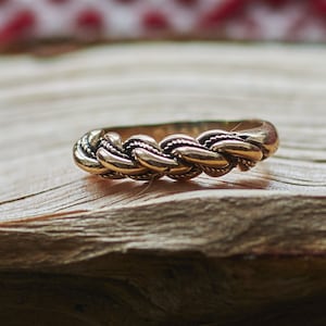 Namejs Ring, Latvian Ring, Braided Ring, Latvian Jewelry