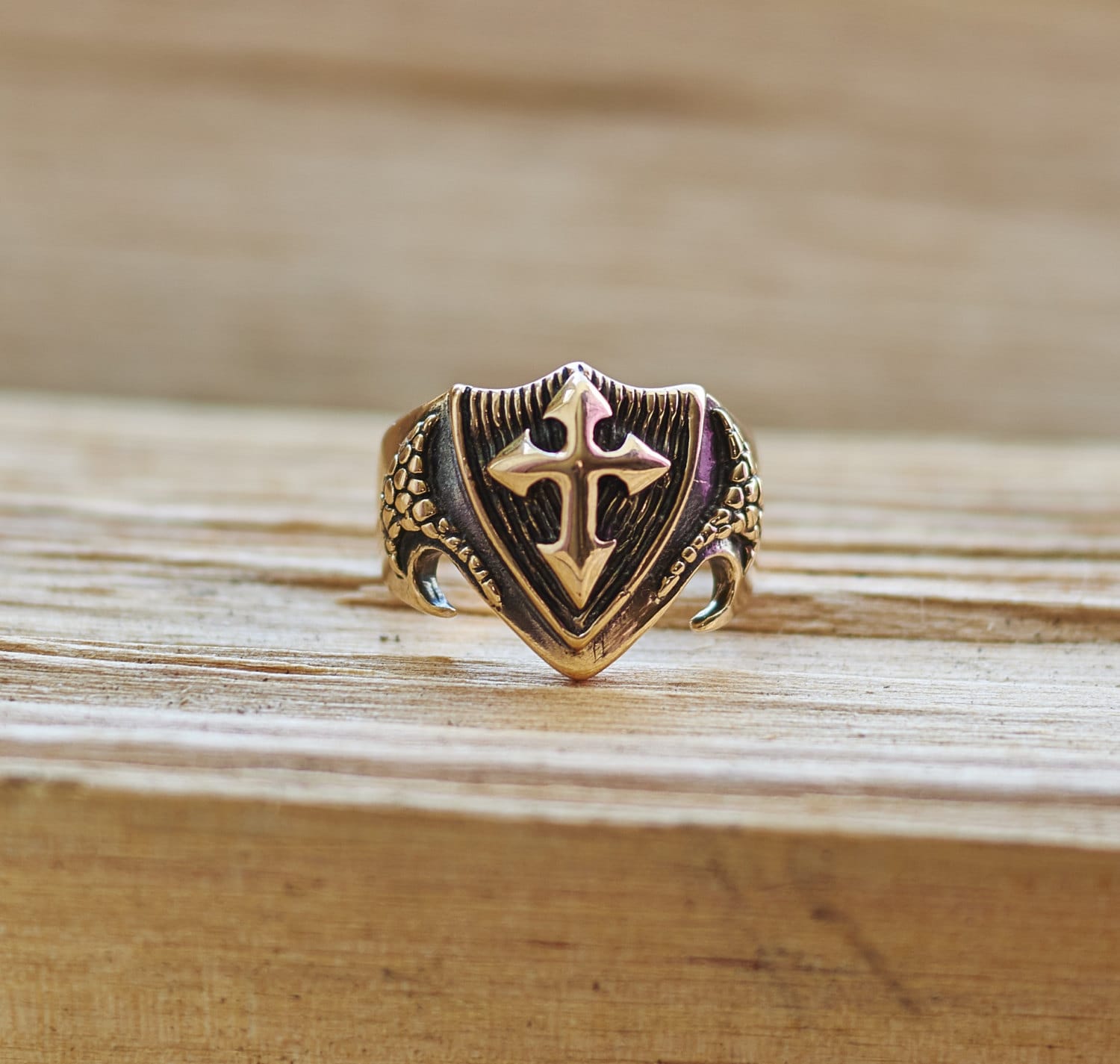 Christian Biker Ring Etsy