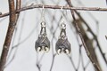 Gothic Bat Earrings | Handmade Bronze & Sterling Silver | Dangle Earrings | Eco-Friendly product logo