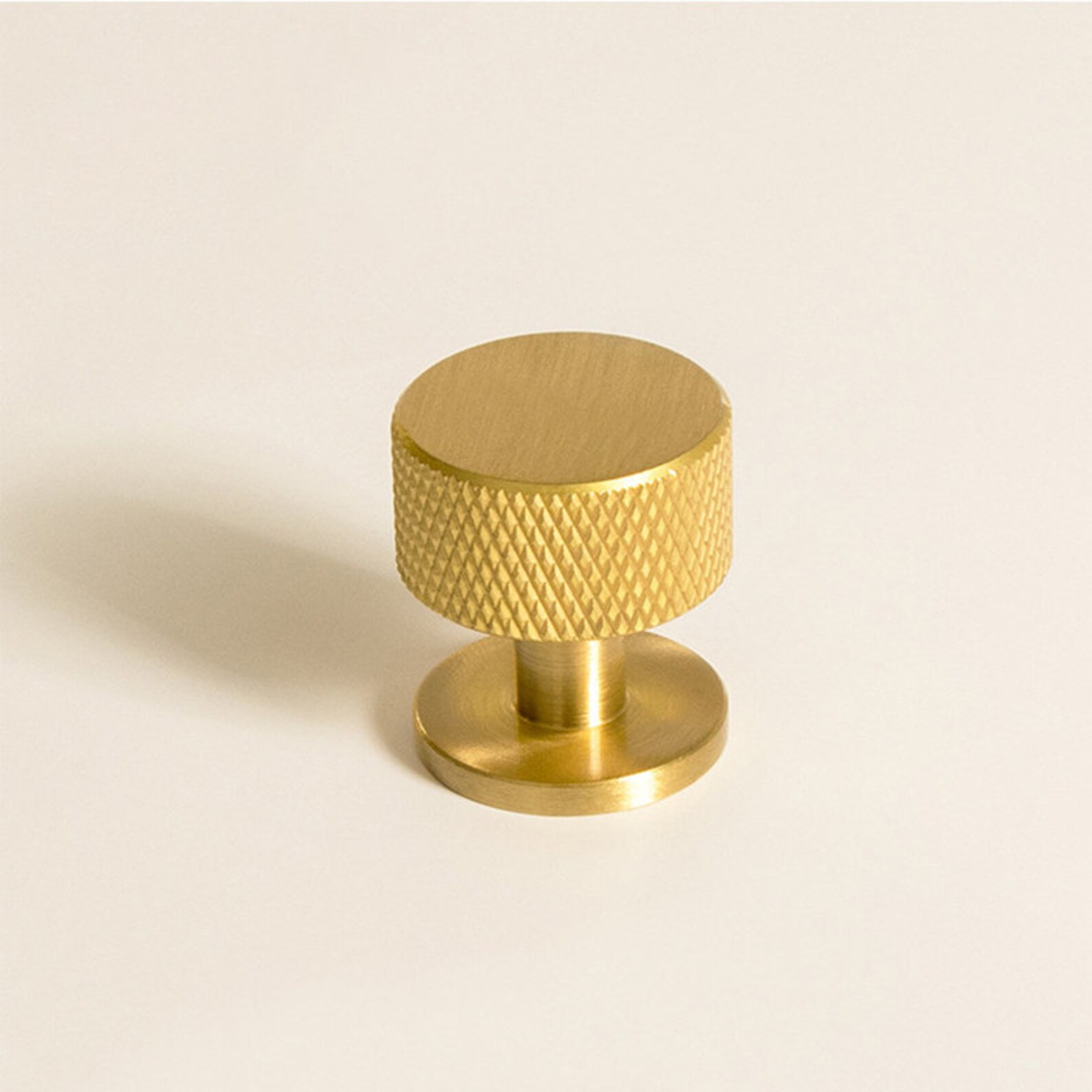 Brass Knurled Knobs Champagne Gold Knobs Knurled Euro Etsy