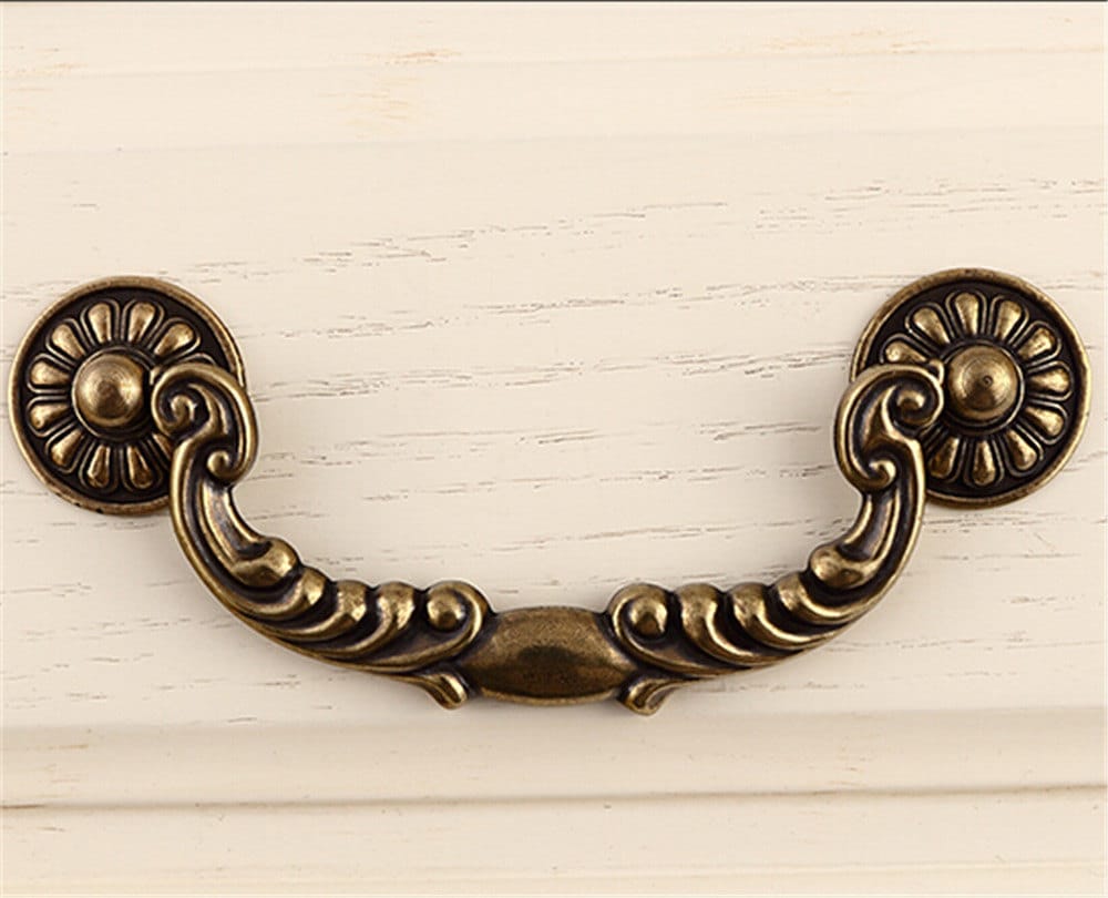 Brass European Style Door Drawer Pulls Knobs Style Drawer Pull Etsy