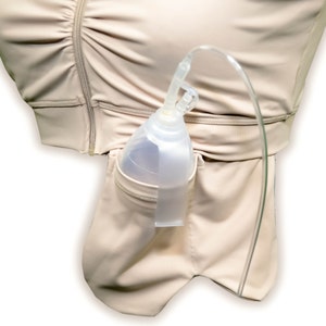 Post surgical bra, mastectomy bra, chest surgery, breast augmentation, heart surgery, recovery bra , removable drain pockets image 3