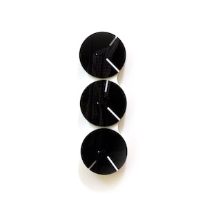 Bauhaus style wood + acrylic world clock  / Three time zone wall clock / Minimalist black clock // New York_Rio_Tokyo triple wall clock