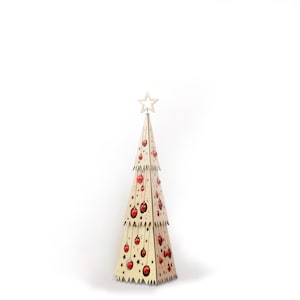 Wood Christmas Tree 120cm / 47 in, Large Alternative Christmas Tree, Modern Wood Xmas Tree // Artificial Christmas Tree 3 units
