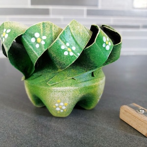 Porta-canetas e plantador para decoração de casa e escritório