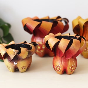 Succulent Planters, Upcycled Plastic Bottles for indoors garden / Home décor/ Office décor