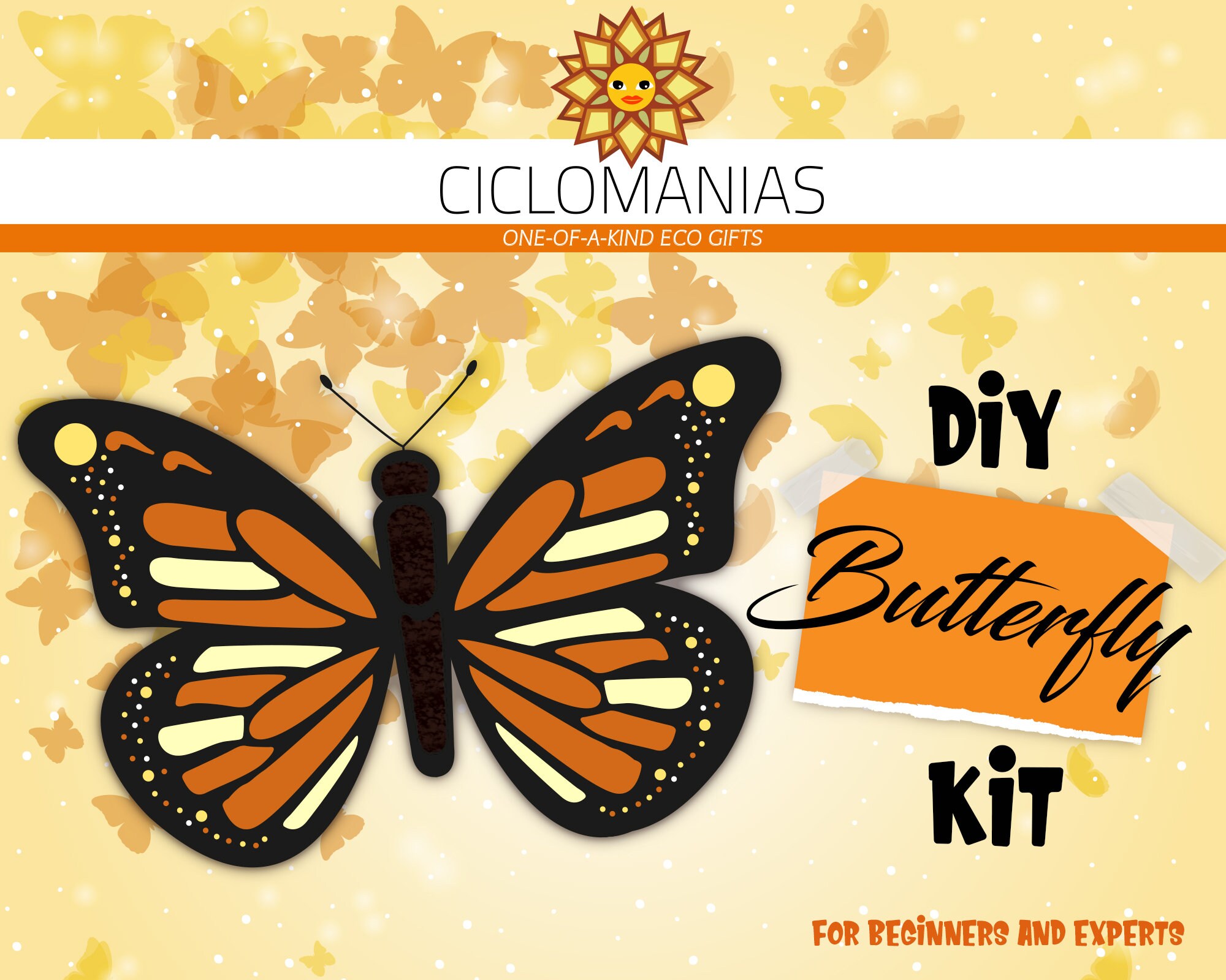 DIY Butterfly Kit/Kids Crafts/Family Activity/Patterns and How Etsy