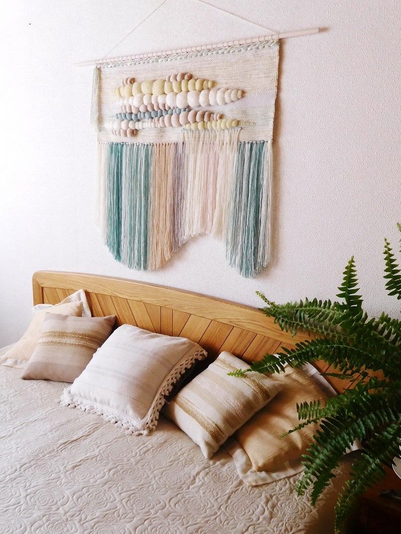 Bohemian wall decor Extra large woven wall hanging art Boho Etsy