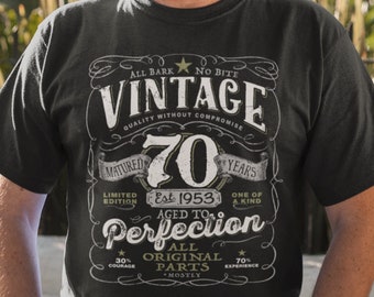70th Birthday Shirt - Etsy