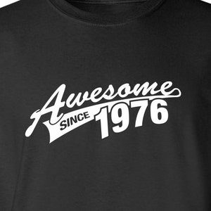 Regalo de 49 cumpleaños, genial desde 1976, para hombres y mujeres, camiseta de 49 cumpleaños, idea de regalo de camiseta de cumpleaños de papá de 40 años o CUALQUIER AÑO AS-1976