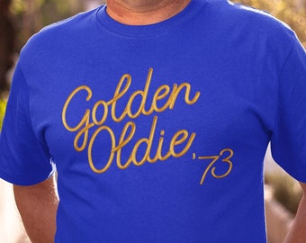 Funny 50th Birthday Gift for Men or Women - Golden Oldie 73 - 1973 - Cute 50th Birthday Shirt for her or him T-shirt Aged Perfection GO-73