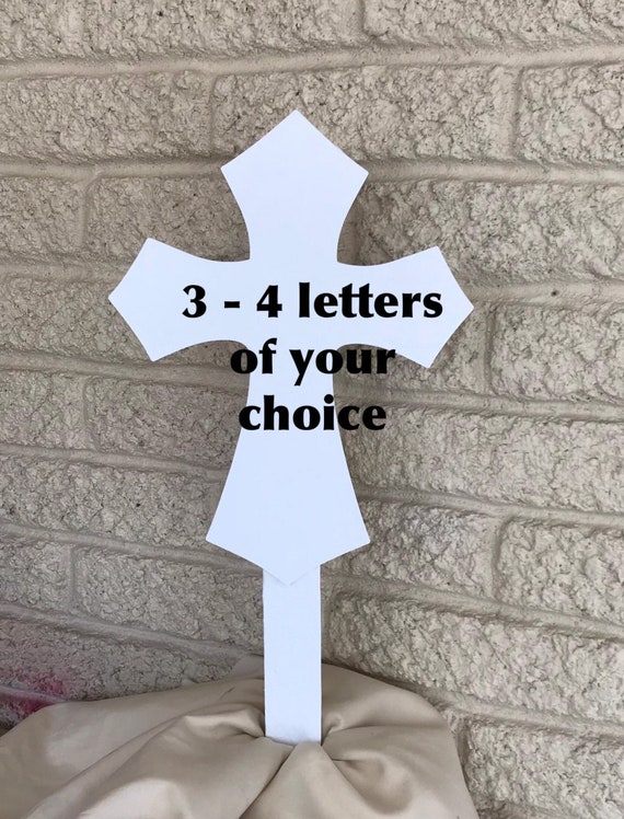 Memorial cross stake, large memorial garden stake, cross decoration for grave, cemetery marker