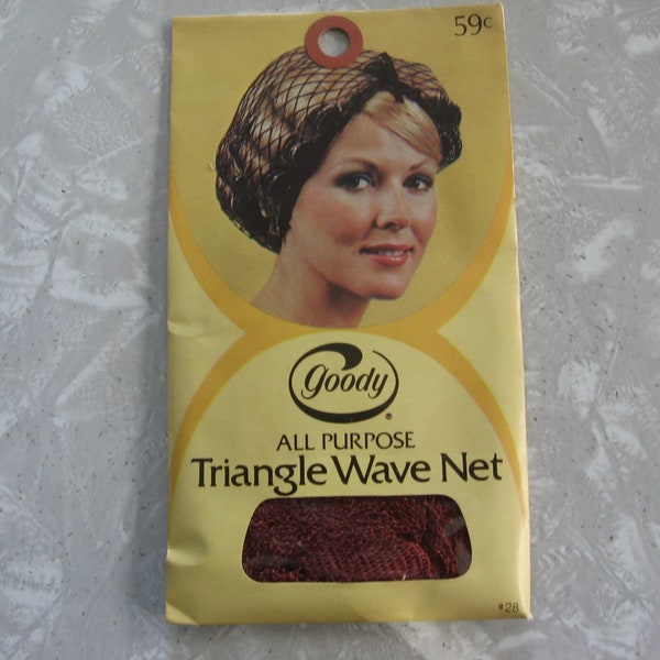 Vintage Triangle Wave Net / 1970's / All-Purpose / GOODY / NOS / COPPER Tones