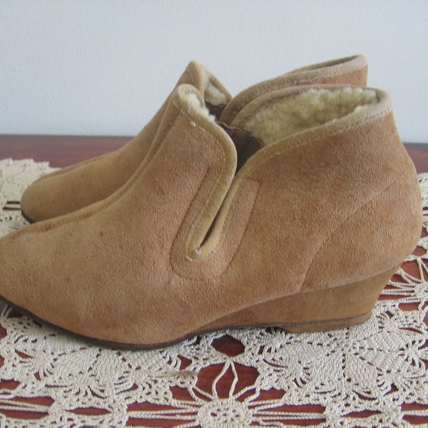 shearling ankle boots
