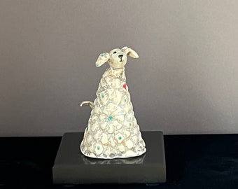 Dog figurine sculpture