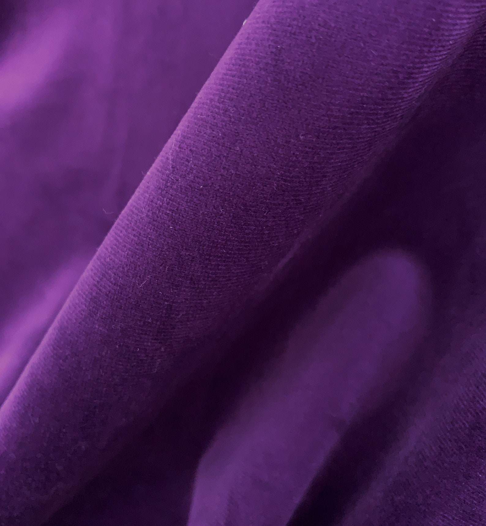 Luxury Purple Eggplant Curtains Custom Velvet Bedroom | Etsy