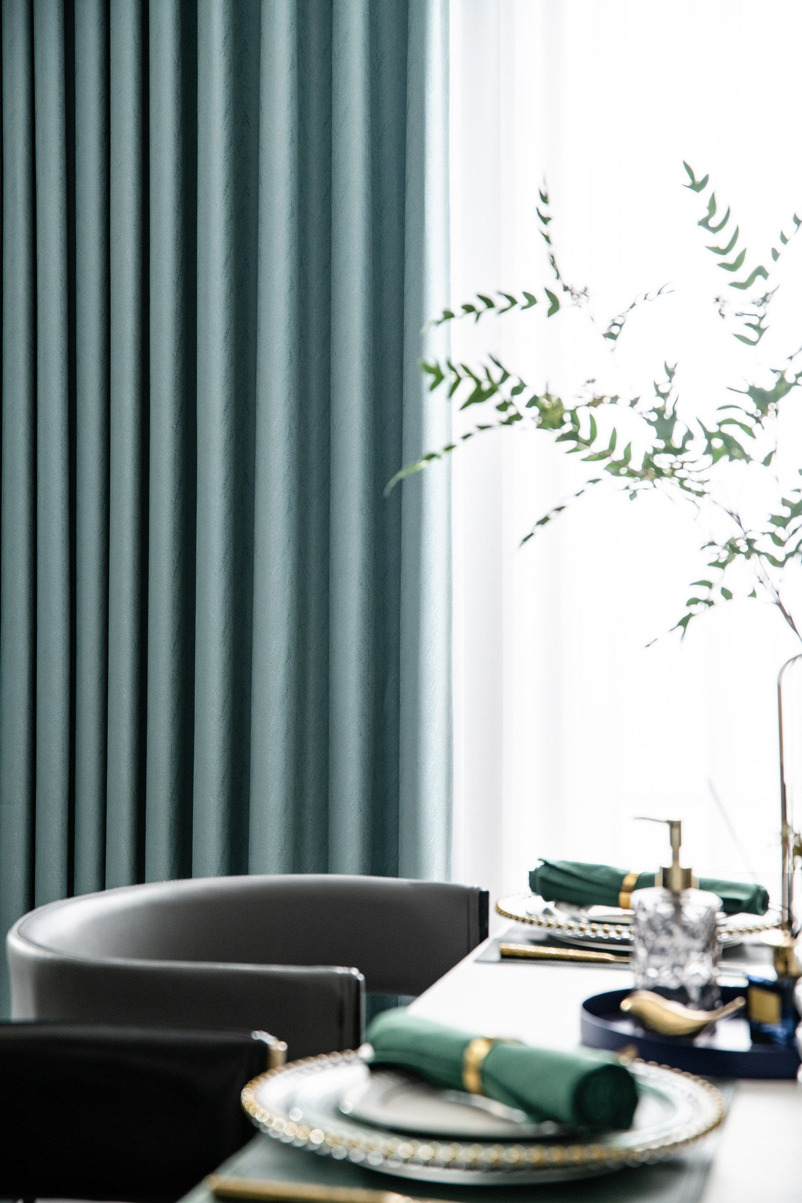 Light Blue Blackout Curtains With Lurex Threads Nursery Etsy Canada