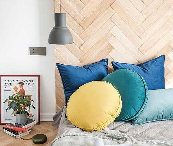 Round throw pillow covers hot sale