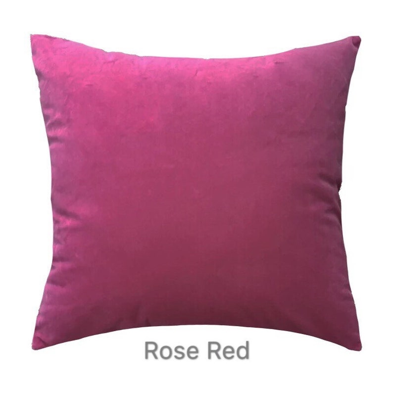Luxury Custom Made Accent Cushion Cover Velvet Throw Pillow Etsy