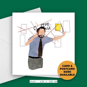 Always Sunny In Philadelphia Pepe Silvia Conspiracy / Card and A5 Available / Funny birthday card / Greeting Birthday Card / Egg