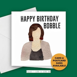 Friday Night Dinner Card Jackie Card | Happy Birthday Bobble | Friday Night Dinner Card | Hand Made Card | TV Greetings Car