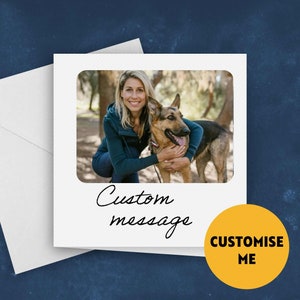 Custom Card | Create Your Own Card By Adding Text and Picture