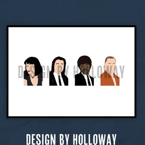 Pulp Fiction poster | movie | print | Minimal Artwork Poster