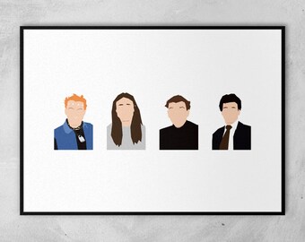 The Young Ones | Rik Mayall | Adrian Edmondson | Minimal Artwork Poster