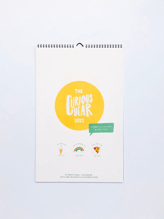 2022 Calendar National Holiday Calendar Fun Calendar Fun | Etsy