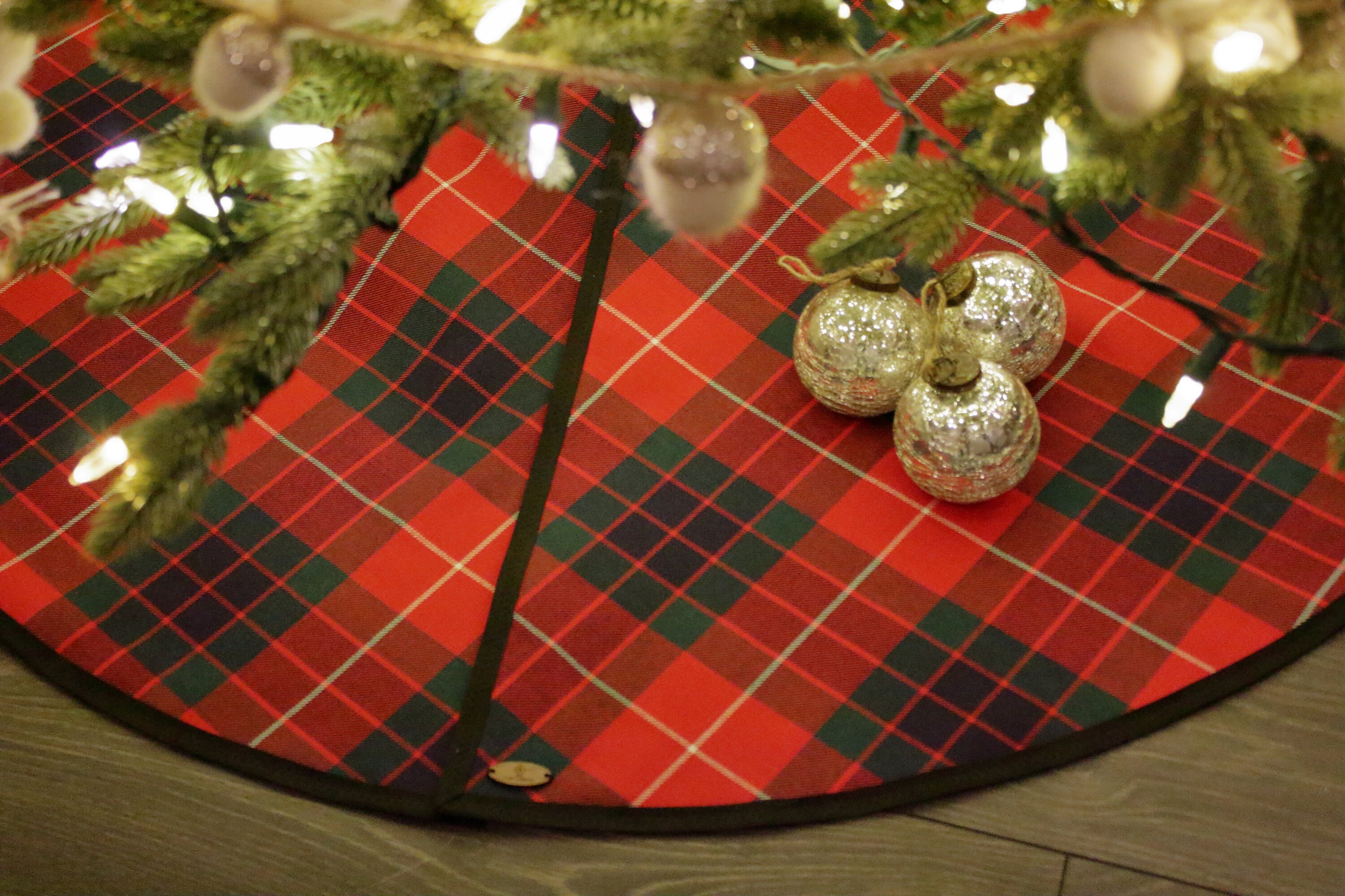 Design Your Own Tartan Tree Skirt! Completely Custom. Hundreds of Color