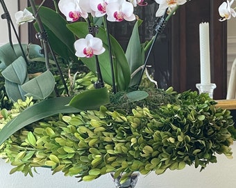 Luxurious Boxwood Round Wreath 14"