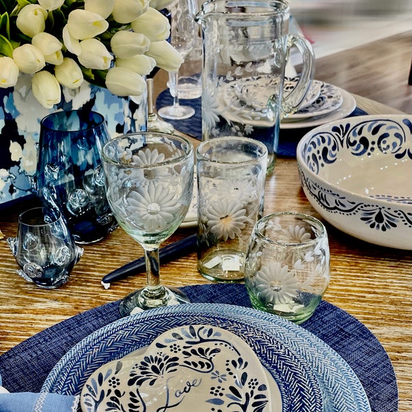 Rustic Wine Glasses Etsy