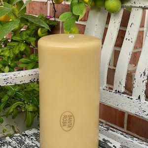 Vela dorada de Santa Rosa de 6 1/2" x 12"