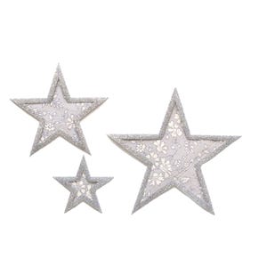 Stars iron on patch for tee shirt