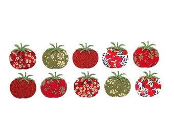 Tomatoes iron on fabric for easily customize clothing