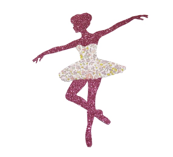 BALLET SLIPPERS Iron On Patch Ballerina Dancer Dancing