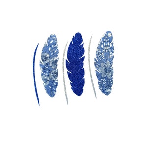 Feathers for customize clothing, feather Liberty fabric and glitter image 4