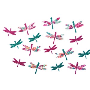 Iron on dragonflies for custom clothing, bag, pillow, Easter ornaments
