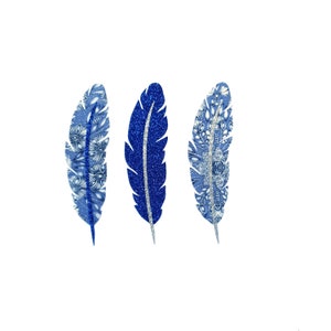 Feathers for customize clothing, feather Liberty fabric and glitter image 2