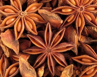 SpiceGrenada Dried Organic STAR ANISE. Illicium Verum. Product of GRENADA