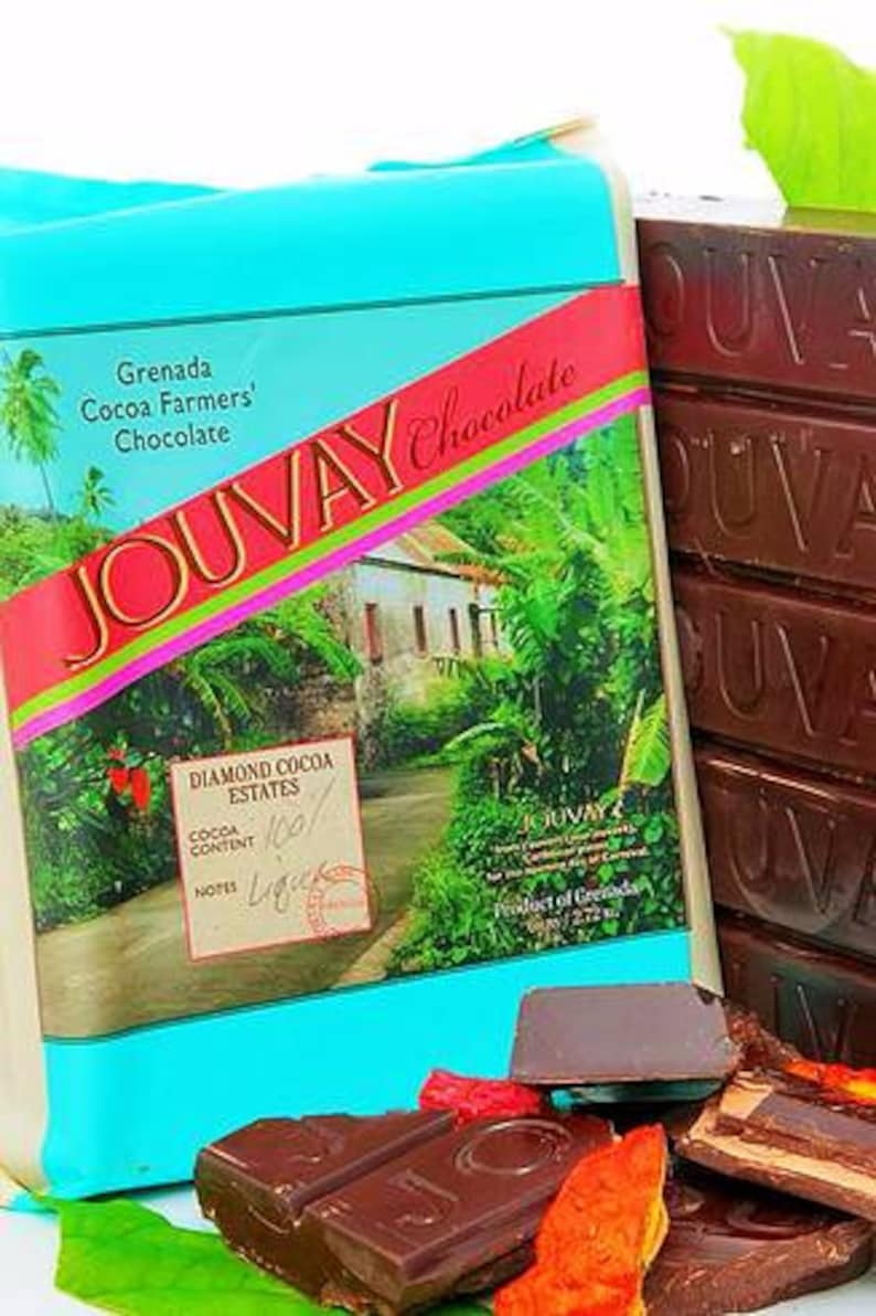 Organic Grenada Jouvay Products: Cocoa Nibs, Cocoa Powder, Chocolate. Product of Grenada image 5