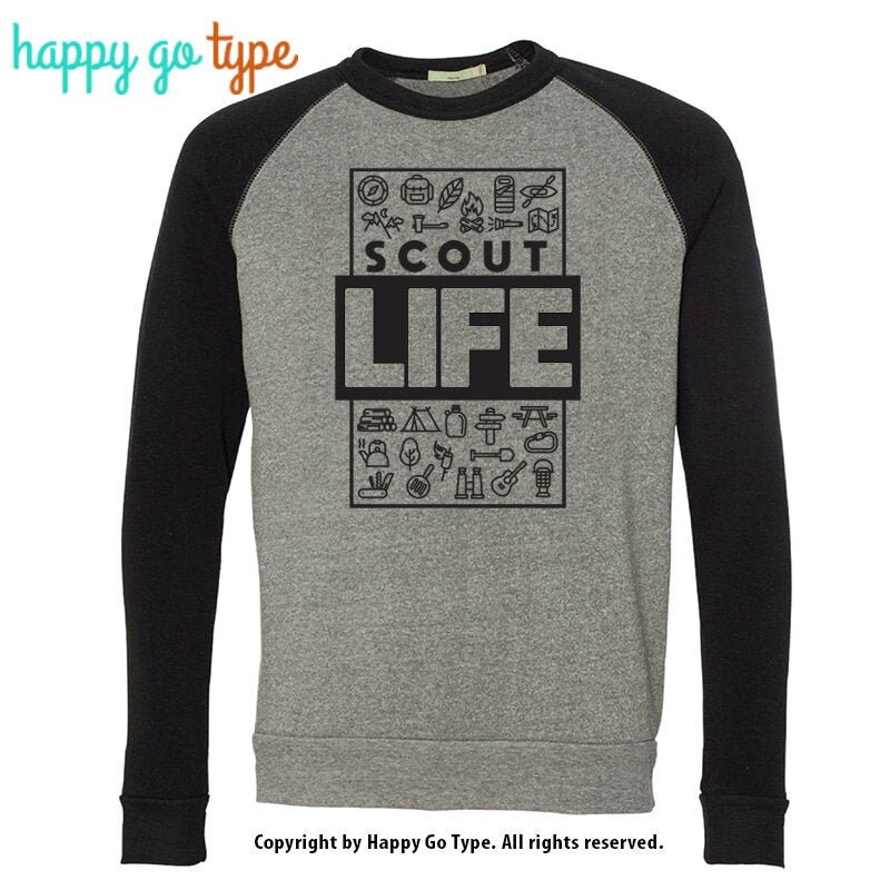 Scout Life T-shirt Design 80 Instant 