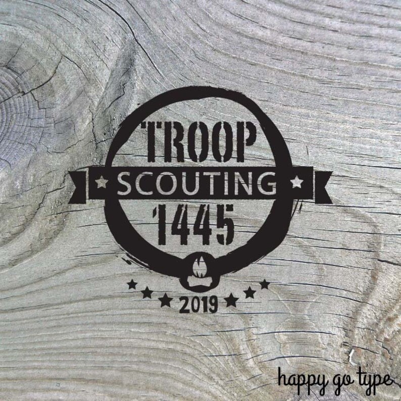 Download Digital File Svg Pdf Custom Troop Number Girl Scout Or Boy Scout Shirt Design 3 Clip Art Art Collectibles