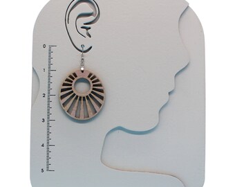 Wood Earrings | Multiple Color Options | Laser Cut