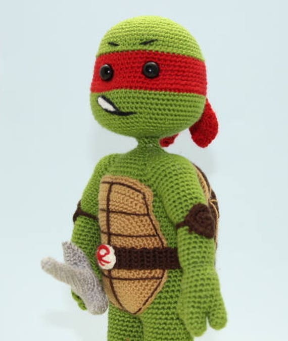 French Schema Pdf Ninja Turtle Raphael Tortue Ninja Rafael Etsy
