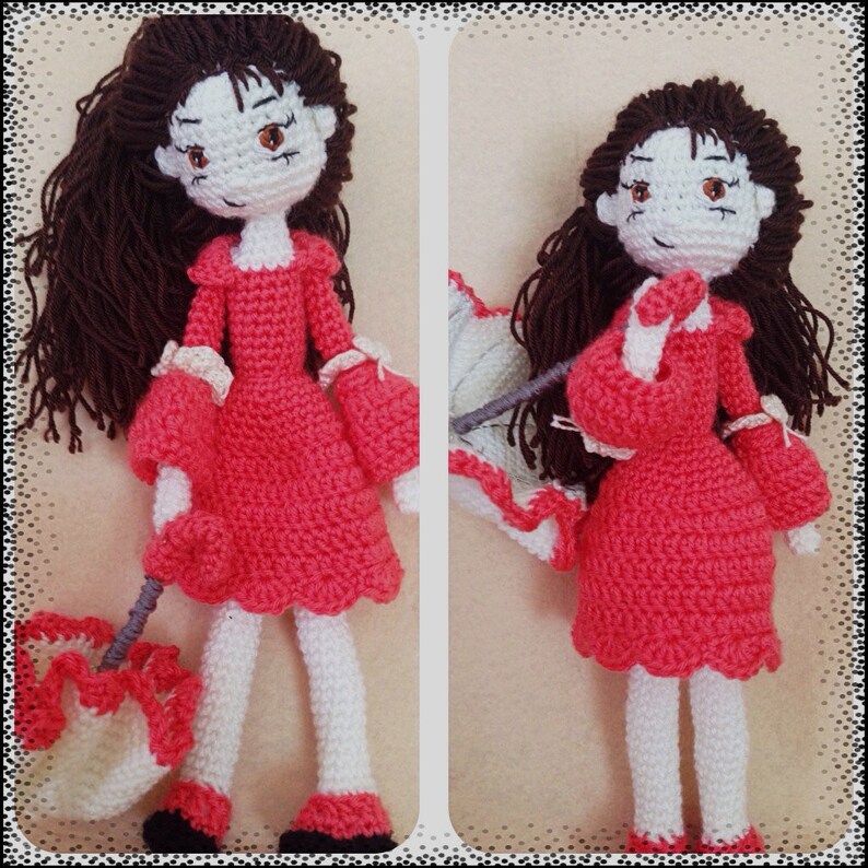 PATTERN Girl With Umbrella