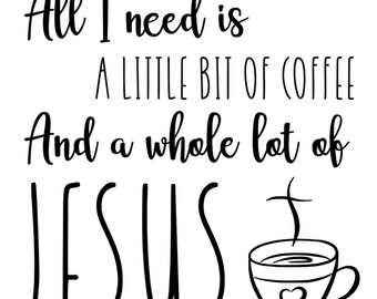 A little bit of coffee and a whole lot of Jesus (file)