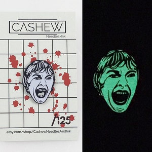 Psycho Soft Enamel Glow in the Dark Pin Marion Crane